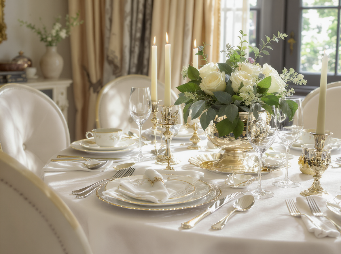 The Gourmet Table By Elm & Ivory : Luxury Accents for Fine Dining