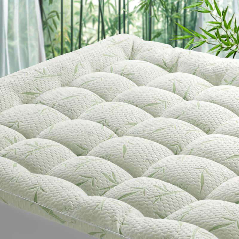 Shilucheng Mattress Topper - Extra Thick Soft Mattress Protector down Alternative Fill, Mattress Pad Cover Cotton Top with 8-21