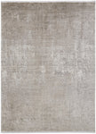 10' X 13' Tan Ivory And Gray Abstract Power Loom Distressed Area Rug With Fringe-1