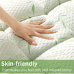 Shilucheng Mattress Topper - Extra Thick Soft Mattress Protector down Alternative Fill, Mattress Pad Cover Cotton Top with 8-21