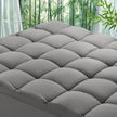 Shilucheng Mattress Topper - Extra Thick Soft Mattress Protector down Alternative Fill, Mattress Pad Cover Cotton Top with 8-21