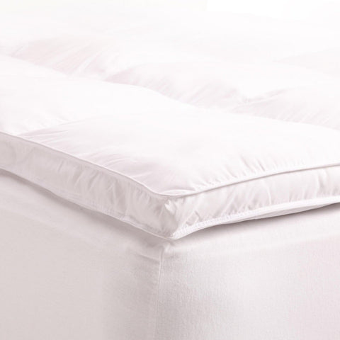 2-Inch Down Alternative Mattress Topper (Queen) | Plush Microfiber Fill