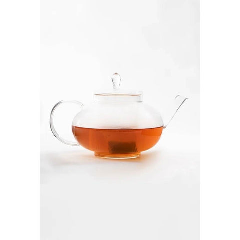 Modern Borosilicate Glass Teapot (50 oz) | Stovetop Safe with Infuser